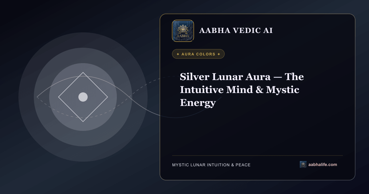 Silver Lunar Aura — The Intuitive Mind & Mystic Energy editorial artwork